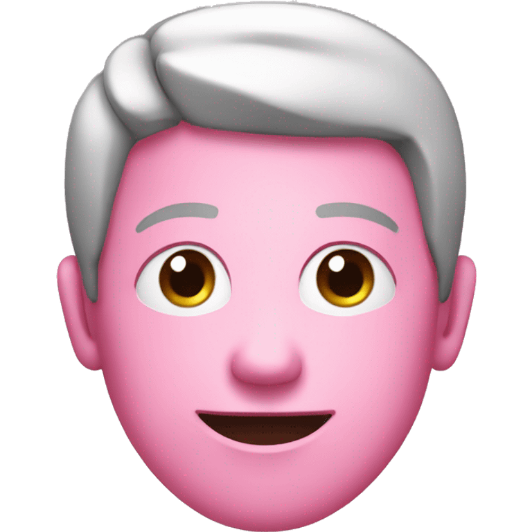 Pink ios block button emoji