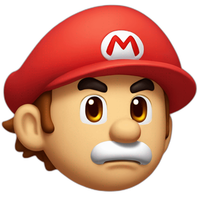 Mario nosebleed emoji