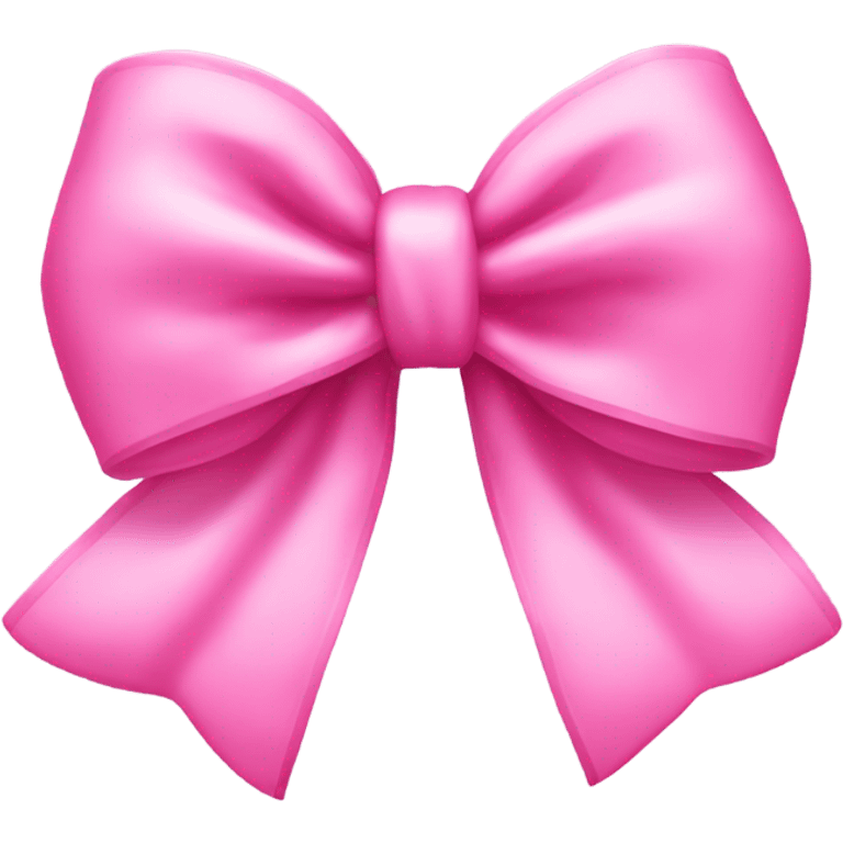 Pink coquette bow emoji