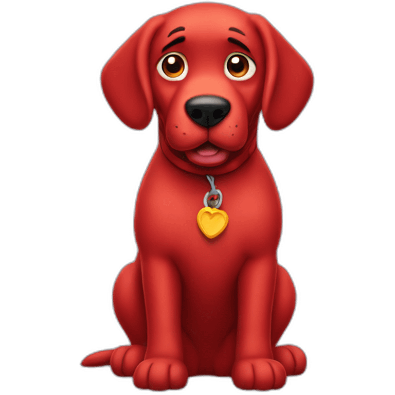 clifford the big red dog emoji