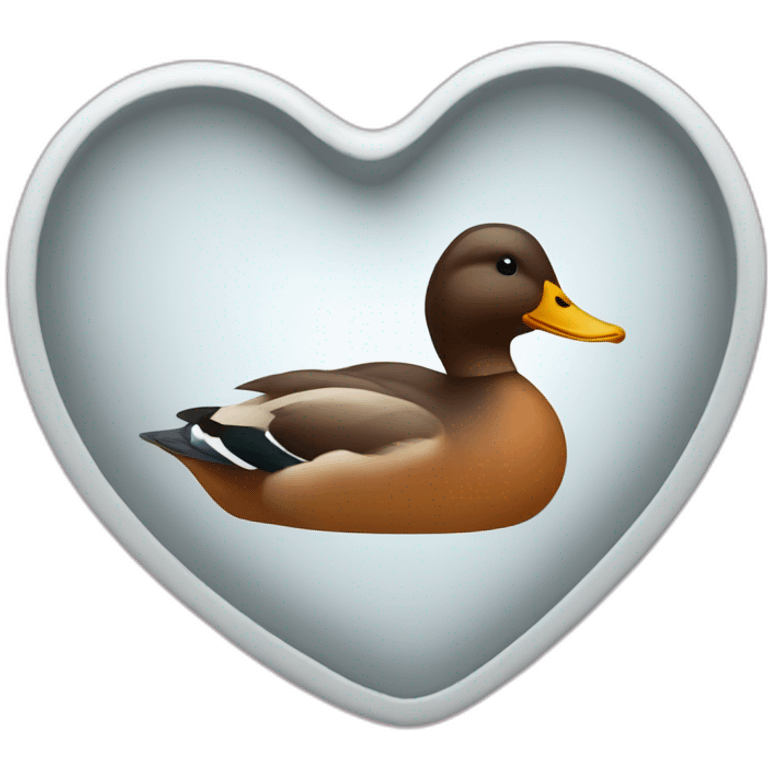 duck heart emoji