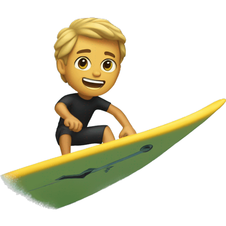 Luke surfing emoji