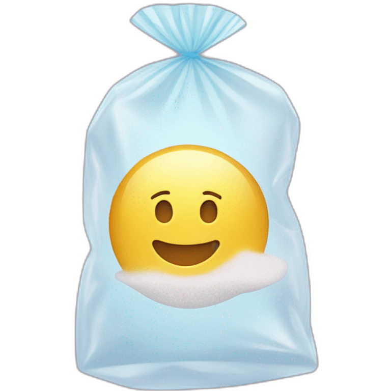 powder soap in a plastic bag emoji