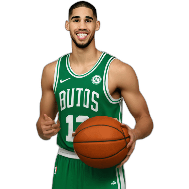 jayson tatum holding basketball emoji