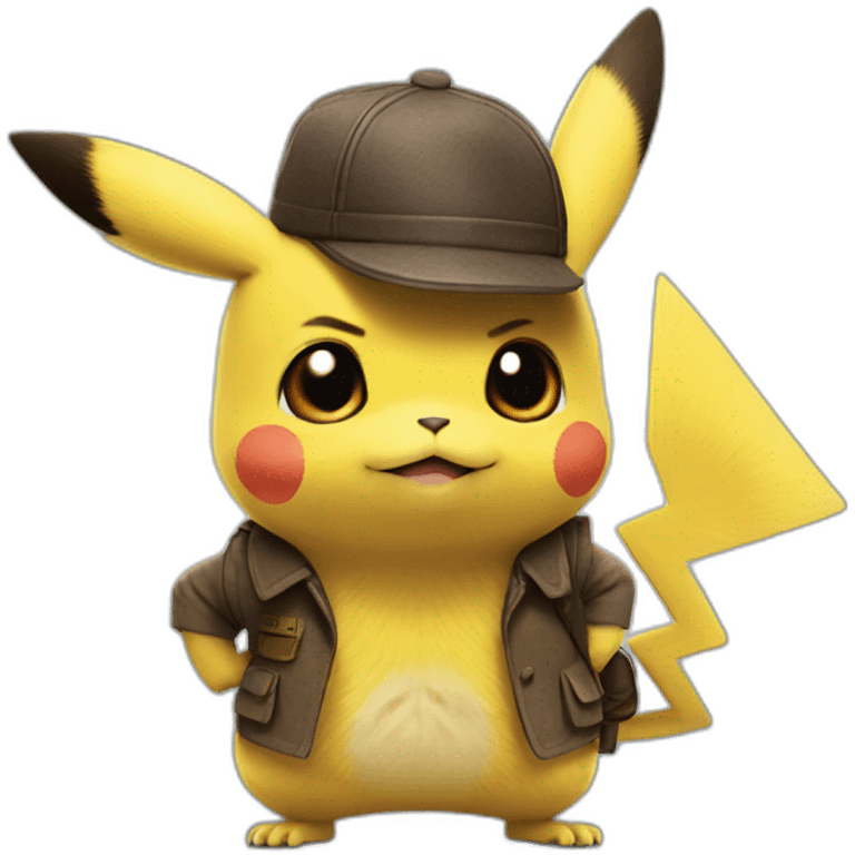 Detective pikachu emoji