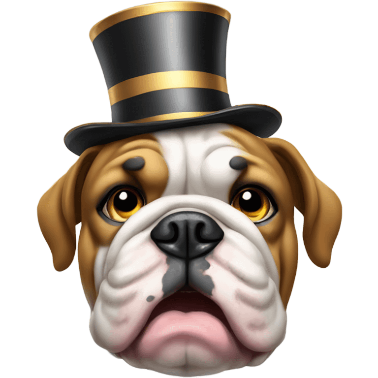 new years eve bulldog emoji