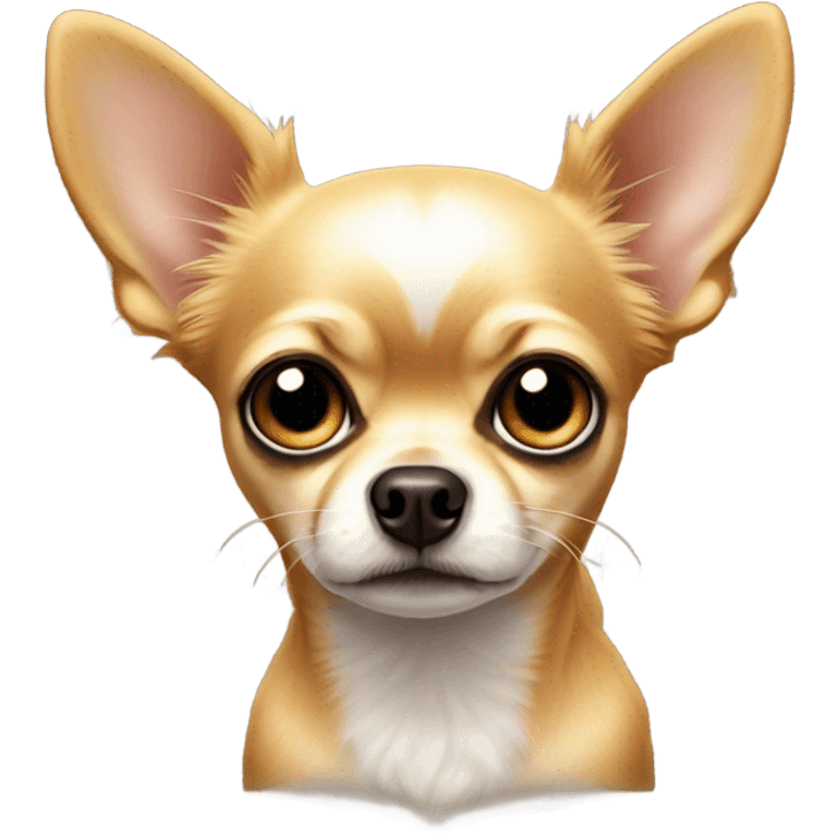 sad chihuahua pouting emoji