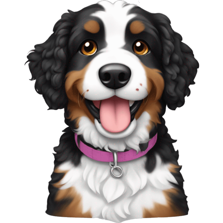 mini bernedoodle  emoji