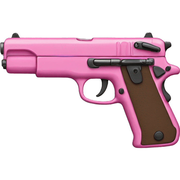 Pink gun emoji