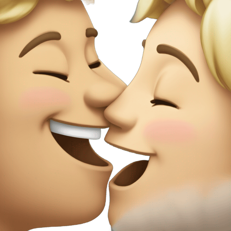 kiss-kiss kiss  emoji