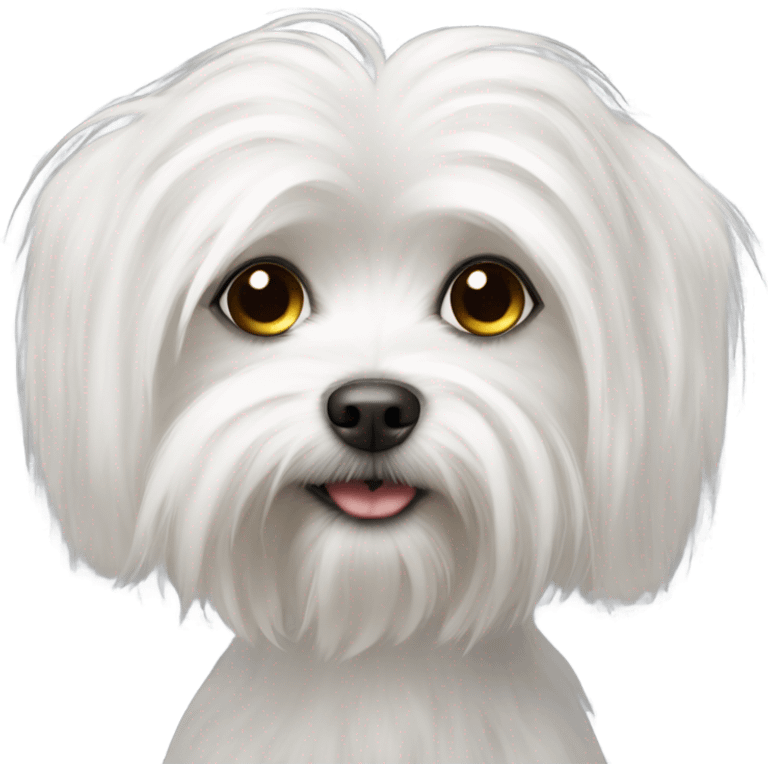 Maltese dog emoji