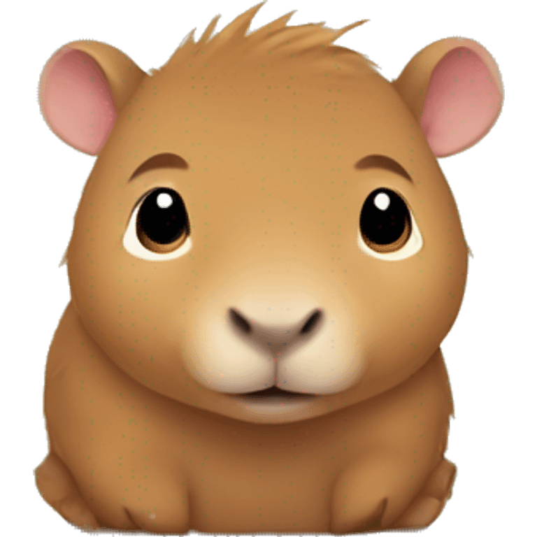 Very cute Capybara baby emoji