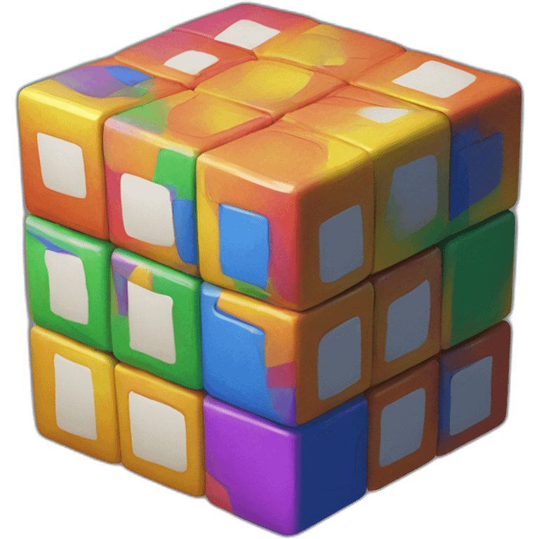 Rubik's cube emoji