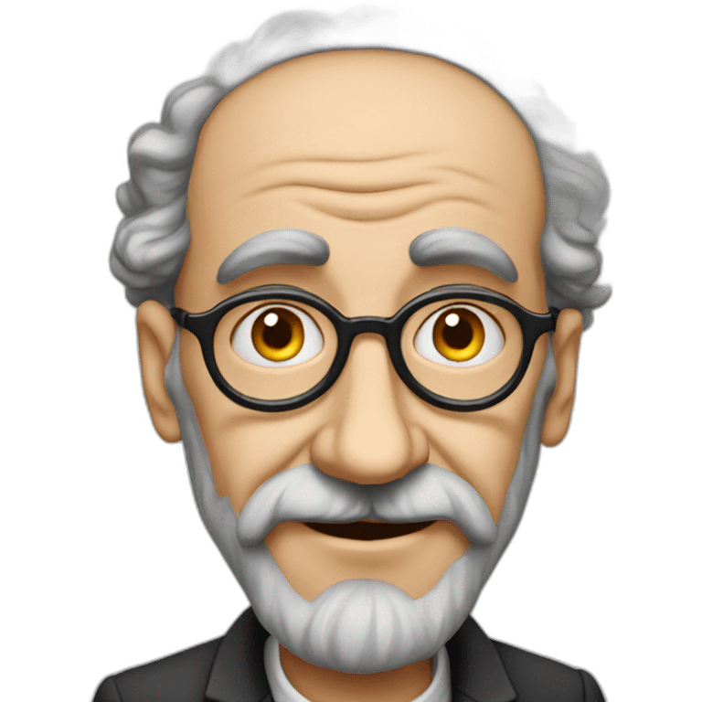 20th century jew caricature big nose emoji