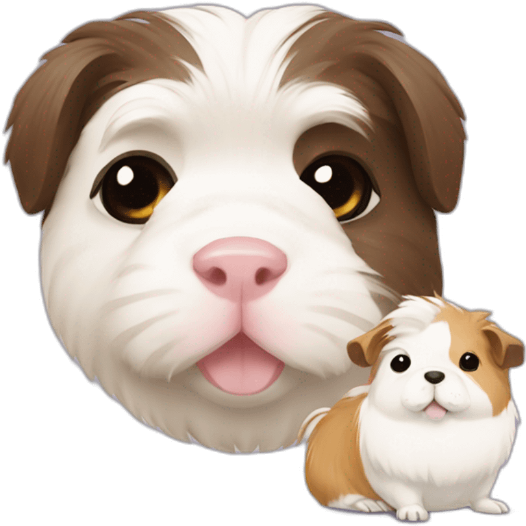 Guinea-pig and shih-tsu emoji