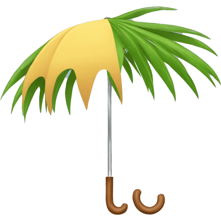 umbrella like palm emoji