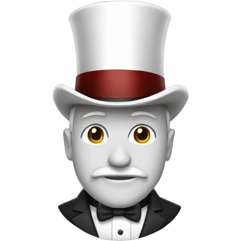 elon mush wearing a top hat emoji