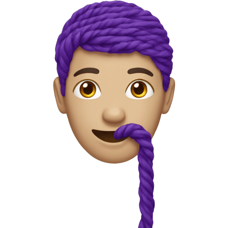 Purple thread emoji