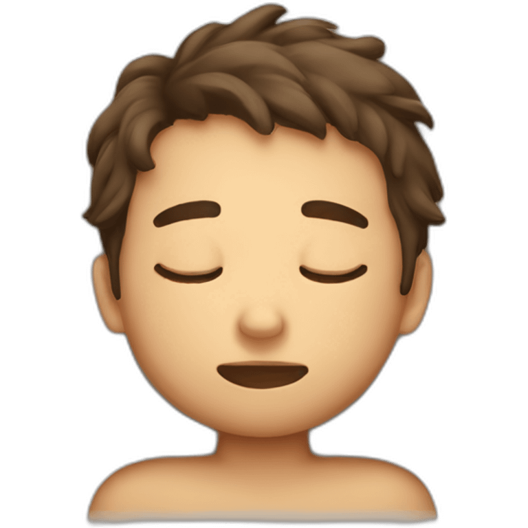 Sleeping boy emoji