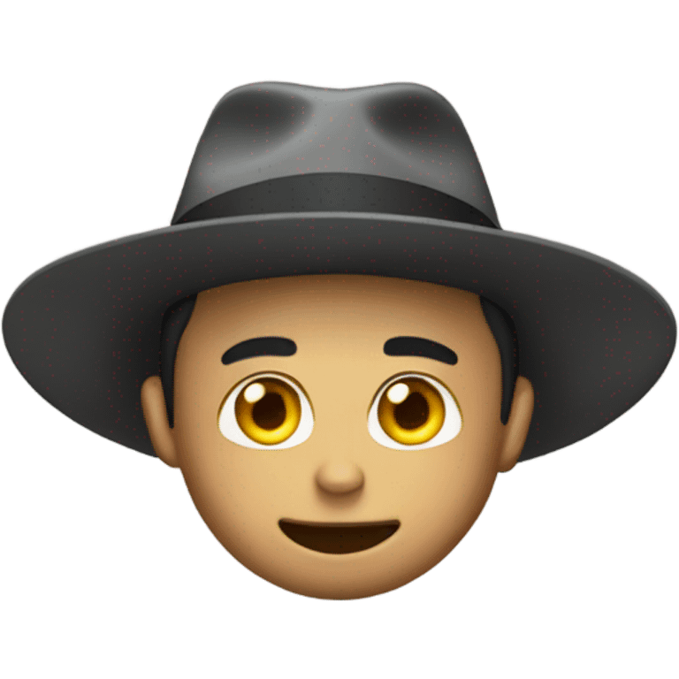 Cristiano Ronaldo with a hat emoji