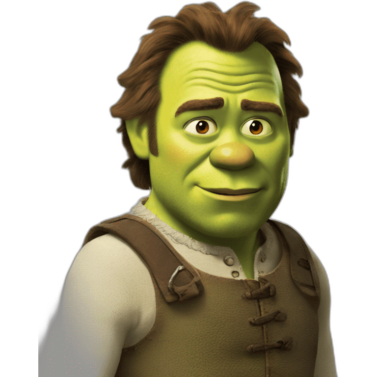 Shrek as Rick Ashley emoji