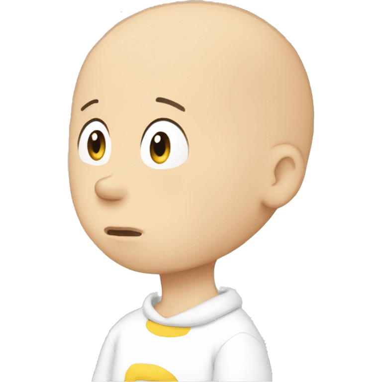 Caillou triste emoji