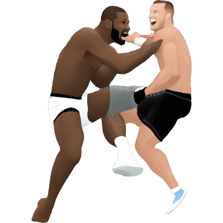 Randy orton dunking on Jon jones emoji