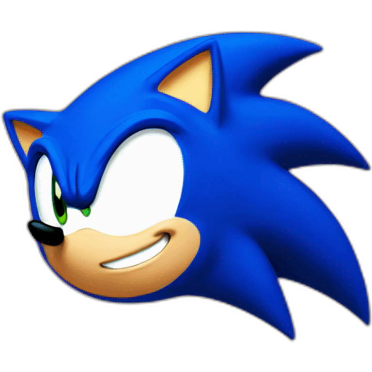 Sonic en carton emoji