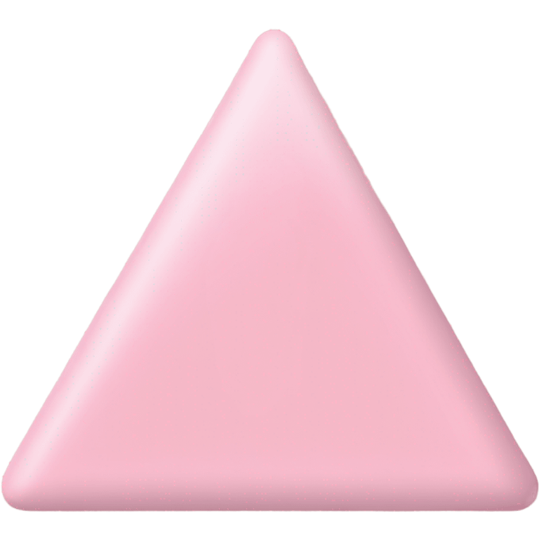 Triangular flag of soft pink color emoji