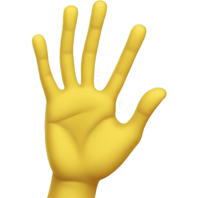 High five yellow hands emoji