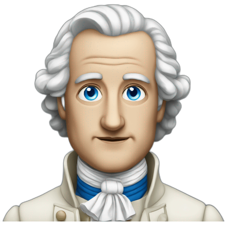 Goethe with blue eyes emoji