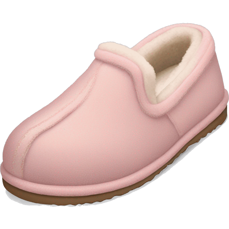 light pink UGG Tasman slippers emoji