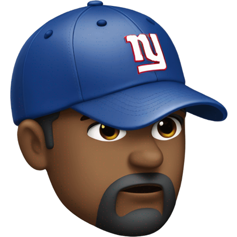 Frowning New York Giants Fan emoji