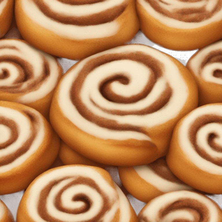 A cinnamon roll emoji