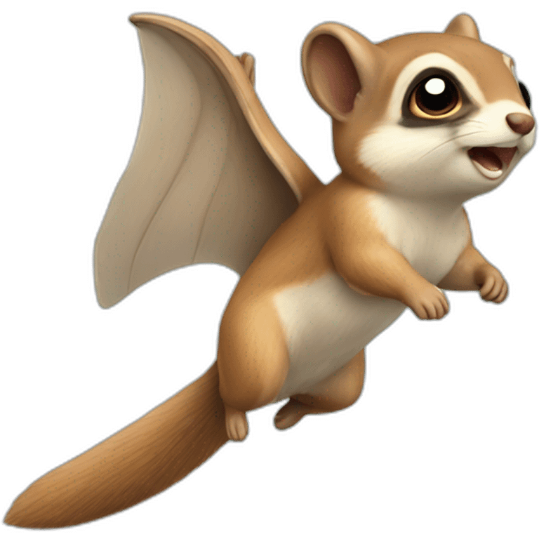 flying squirrel emoji