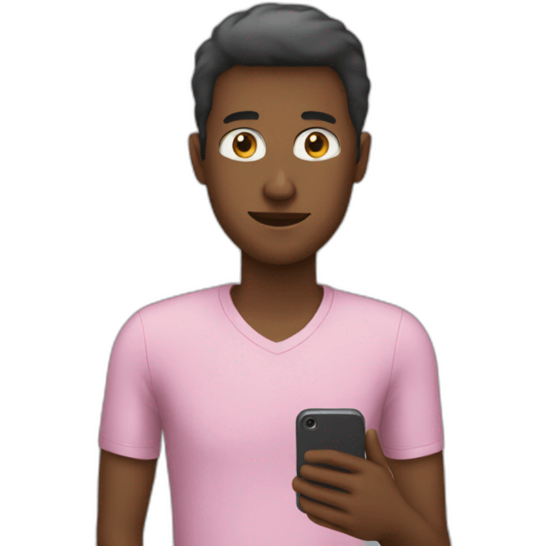 human with smartphone emoji