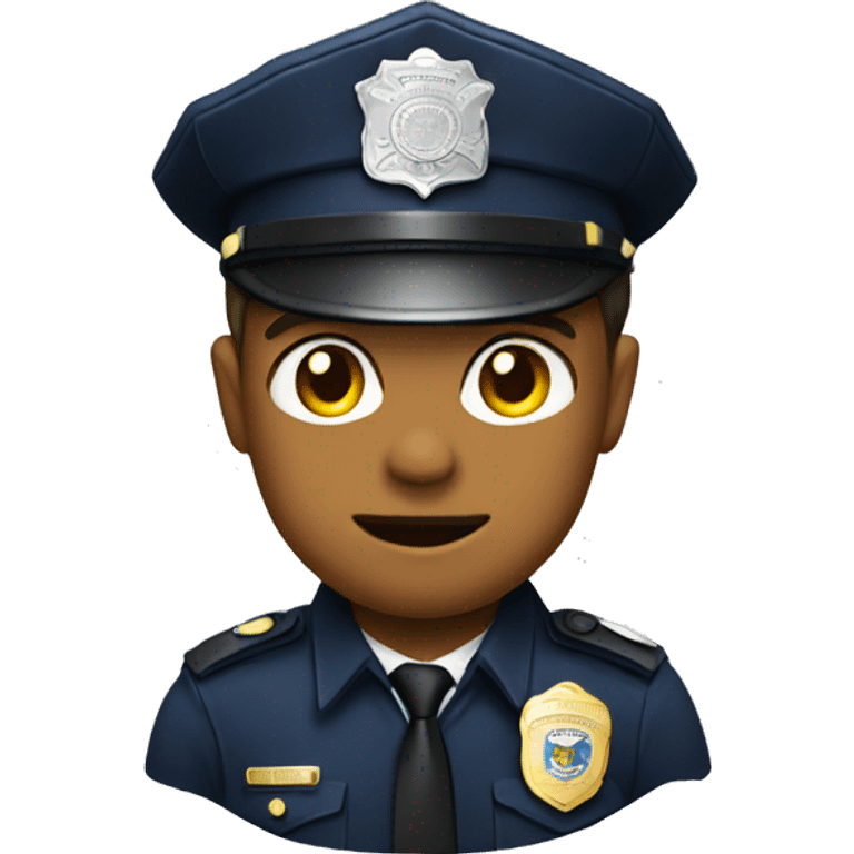 police officer badge emoji