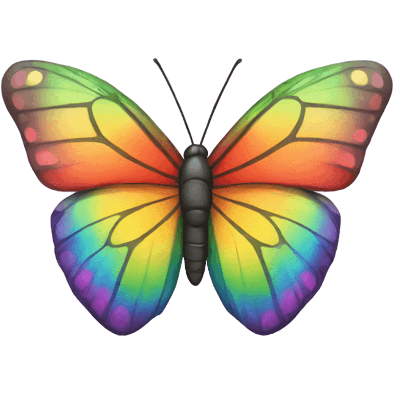 Rainbow butterfly  emoji