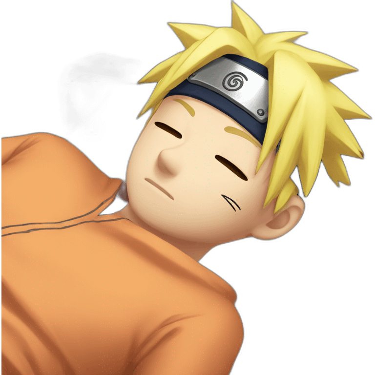 Naruto entrain de dormir  emoji