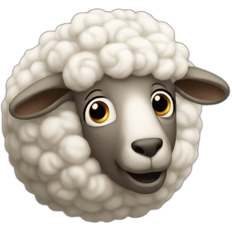 Sheep vomit emoji