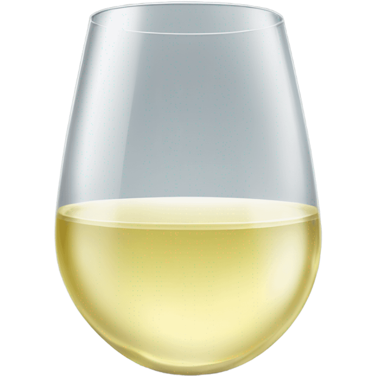 Glass of sav blanc wine  emoji