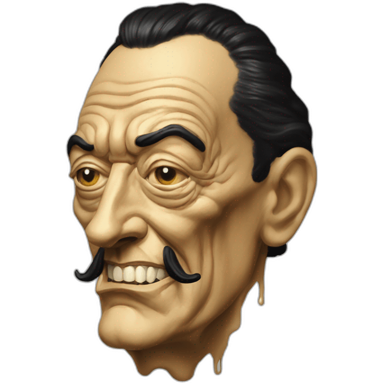 Salvador Dali Wounded doomguy emoji