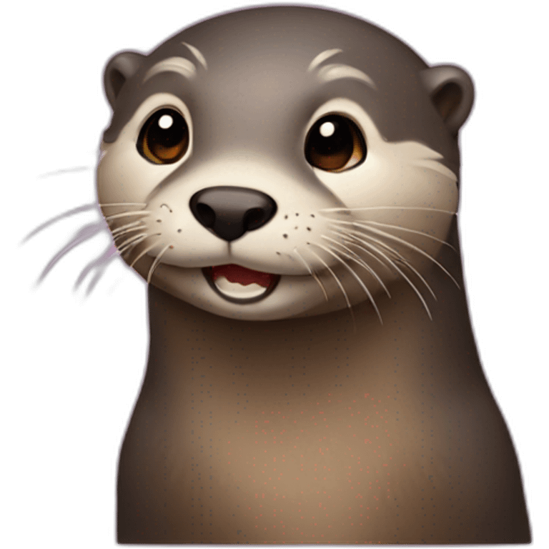 Very Gay otter emoji