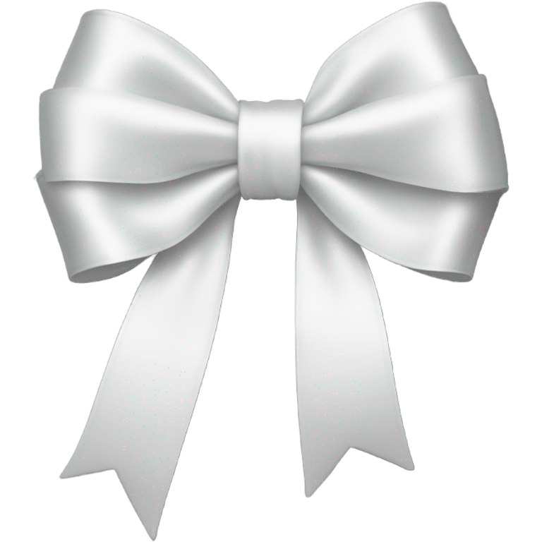 White bow  emoji