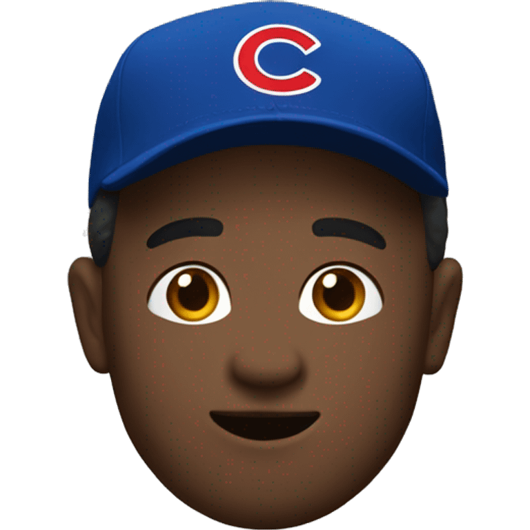 me with a cubs ha emoji