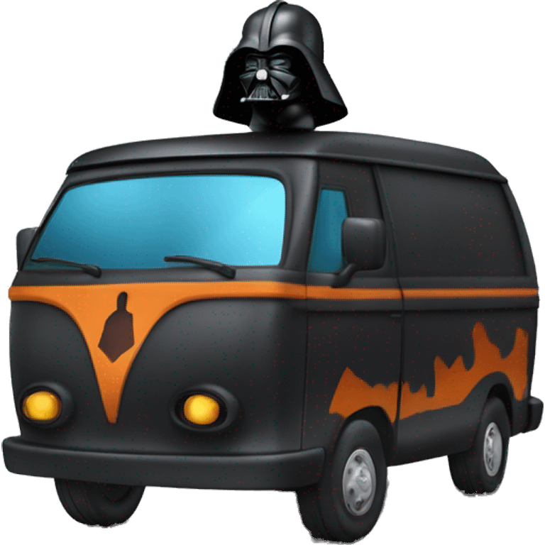 Real 3d Darth Vader’s and Scooby Doo’s mystery van emoji