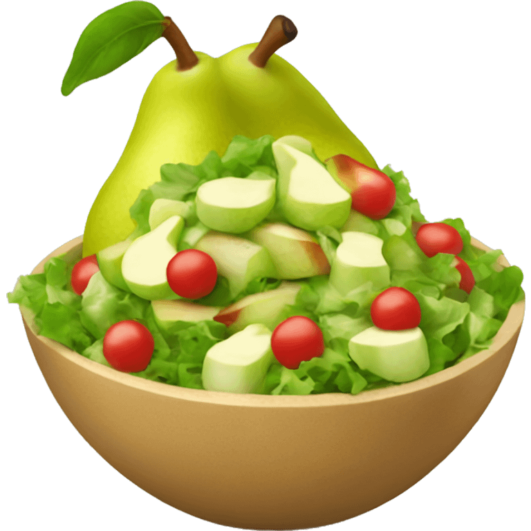 Pear salad  emoji