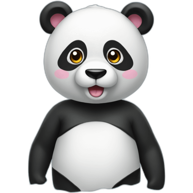 panda in a bathingsuit emoji