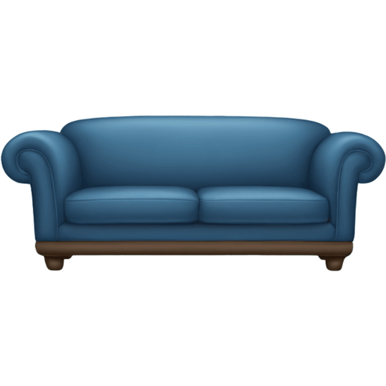 blue couch emoji