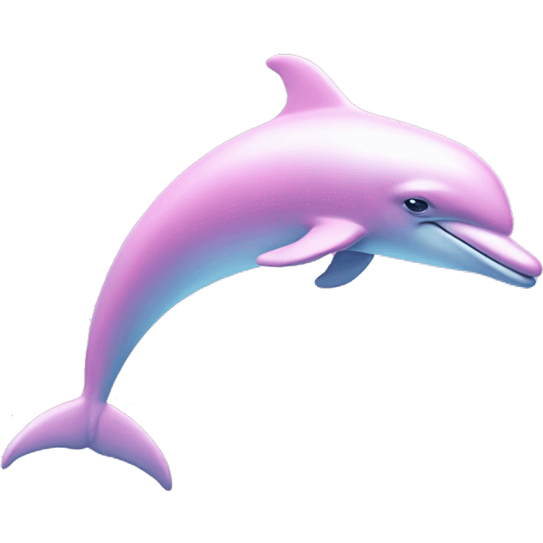 Pastel-pink-colors-dolphin emoji